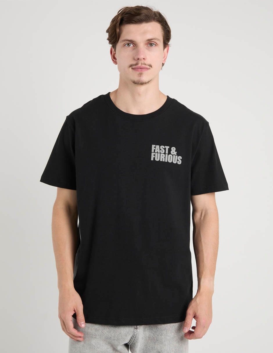 Playera Rápidos y Furiosos cuello redondo para hombre 1
