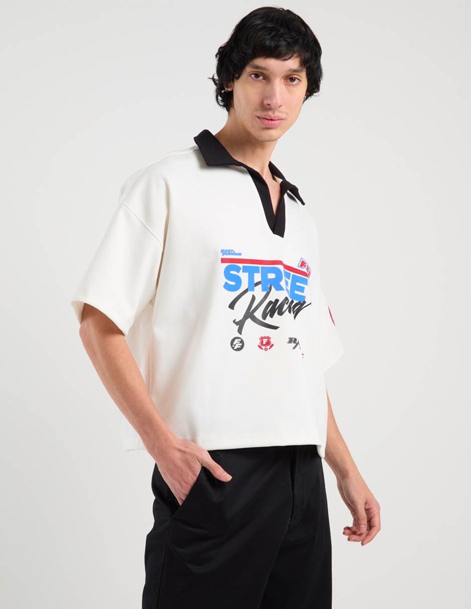 Playera Univrs cuello polo para hombre