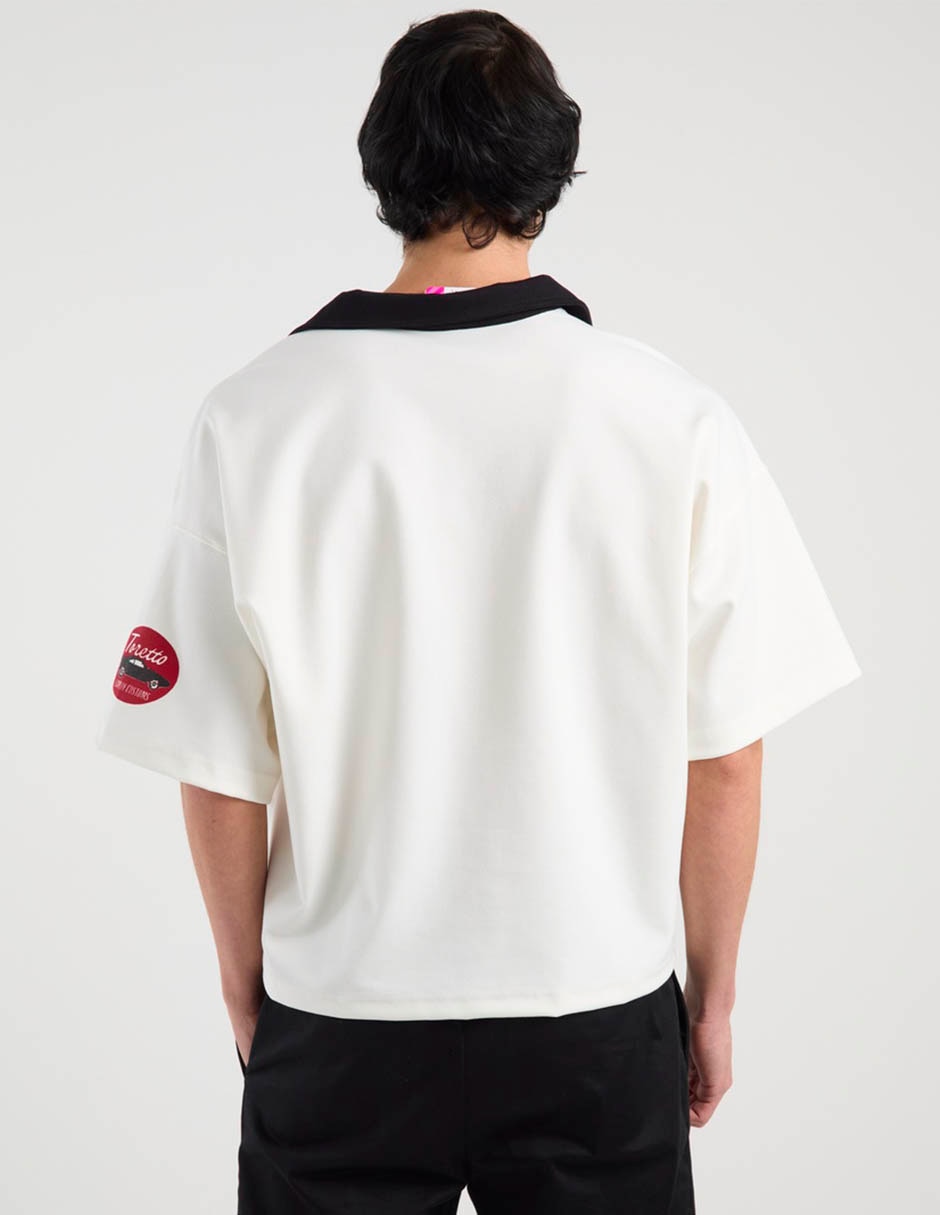Playera Univrs cuello polo para hombre