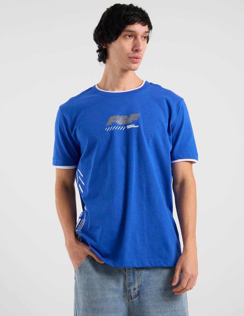 Playera Fast & Furious cuello redondo para hombre 7