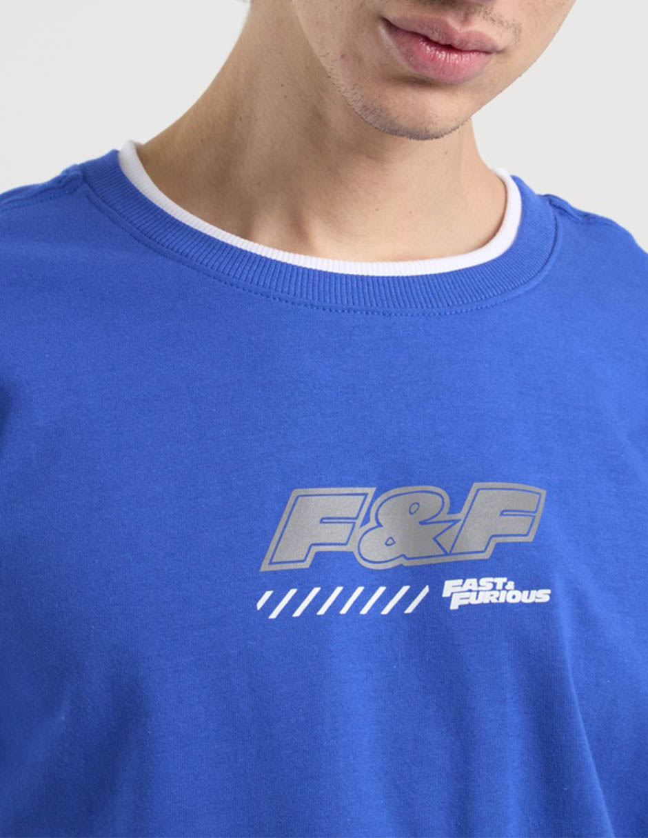 Playera Fast & Furious cuello redondo para hombre 9
