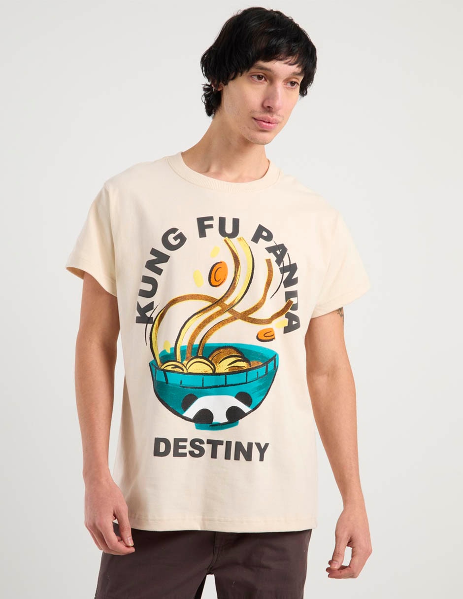 Playera Kung Fu Panda cuello redondo para hombre 1