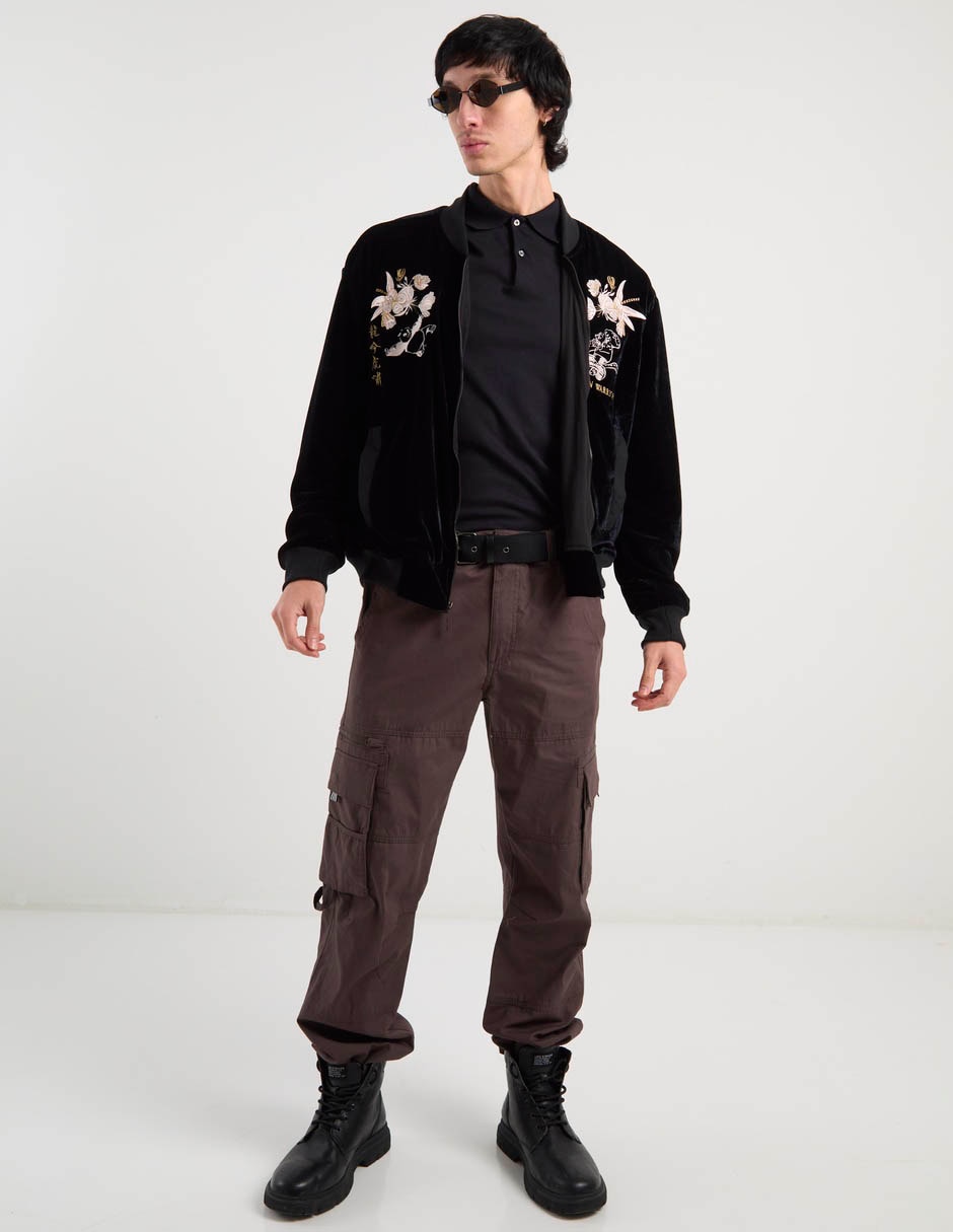 Chamarra bomber Univrs con bolsillos para hombre