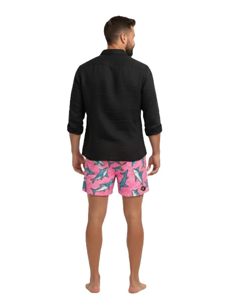 Traje de baño con bolsillos para hombre