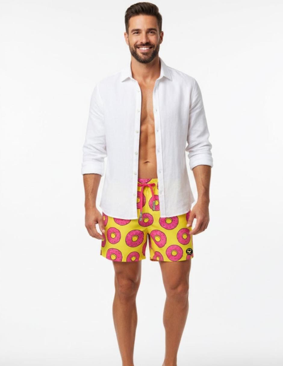 Traje de baño bolsillos con cremallera oculta para hombre Traje de baño bolsillos con cremallera oculta para hombre