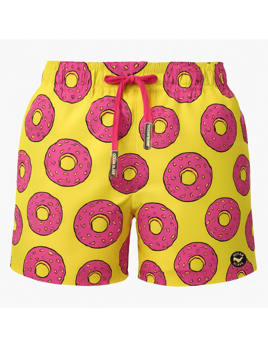 Traje de baño bolsillos con cremallera oculta para hombre 2
