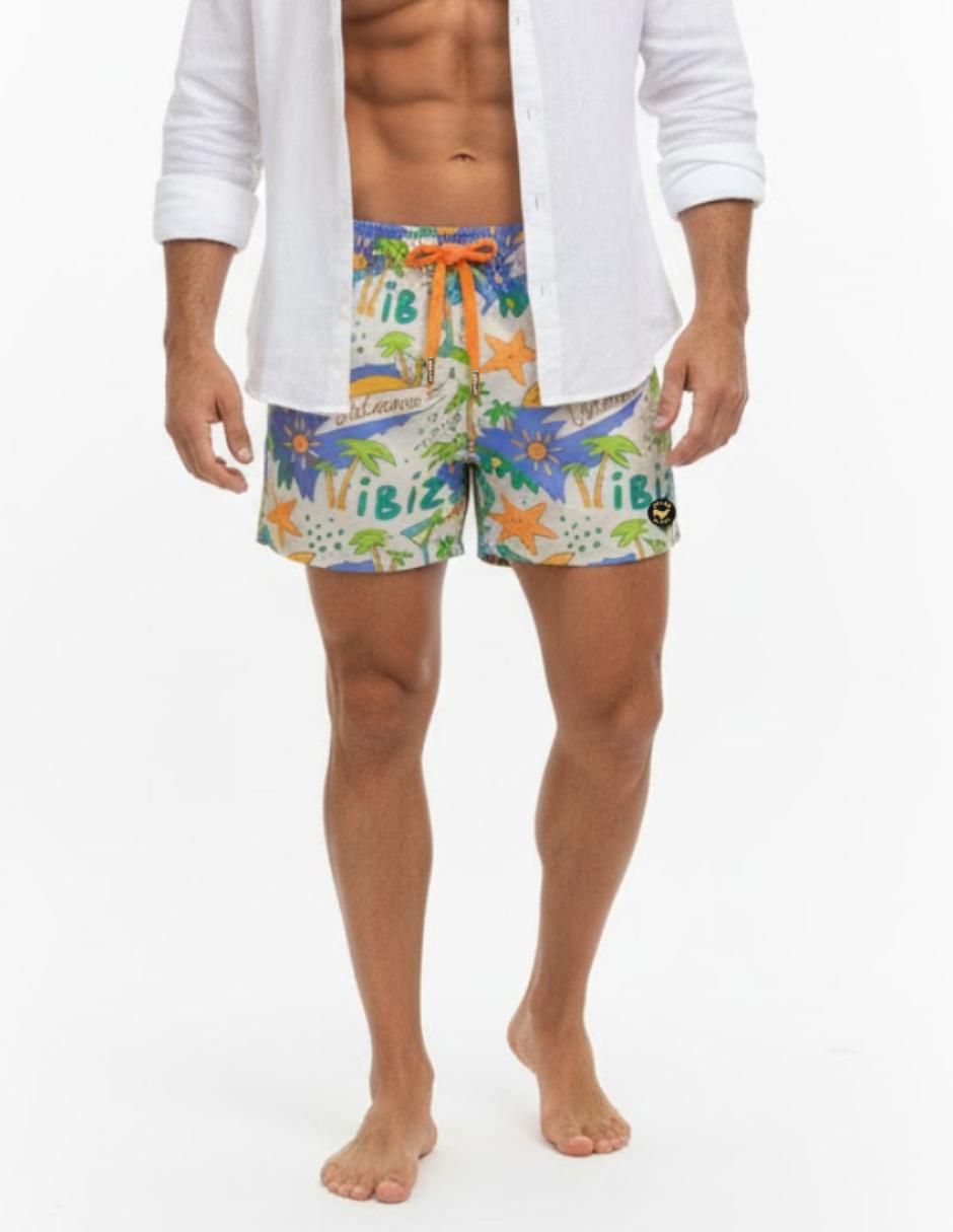 Traje de baño bolsillos con cremallera oculta para hombre Traje de baño bolsillos con cremallera oculta para hombre