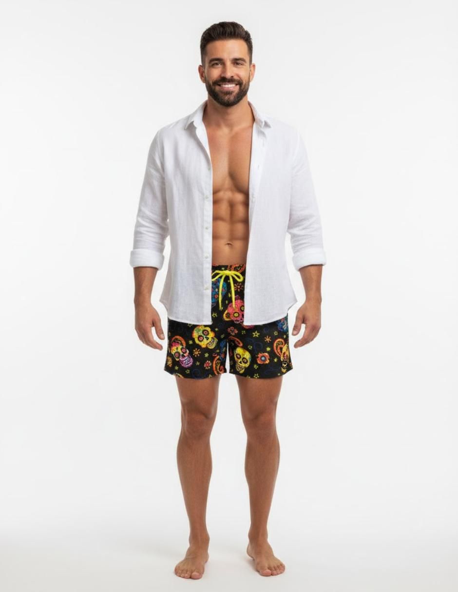 Traje de baño con bolsillos para hombre Traje de baño con bolsillos para hombre