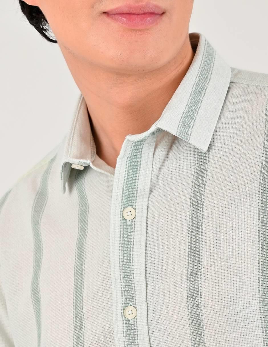 Camisa casual manga corta para hombre 3