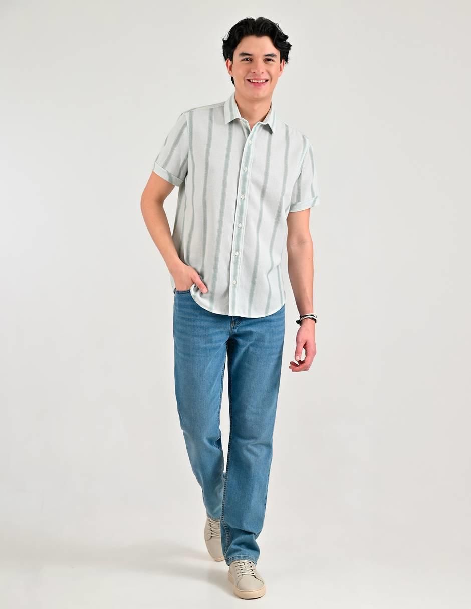 Camisa casual manga corta para hombre 2