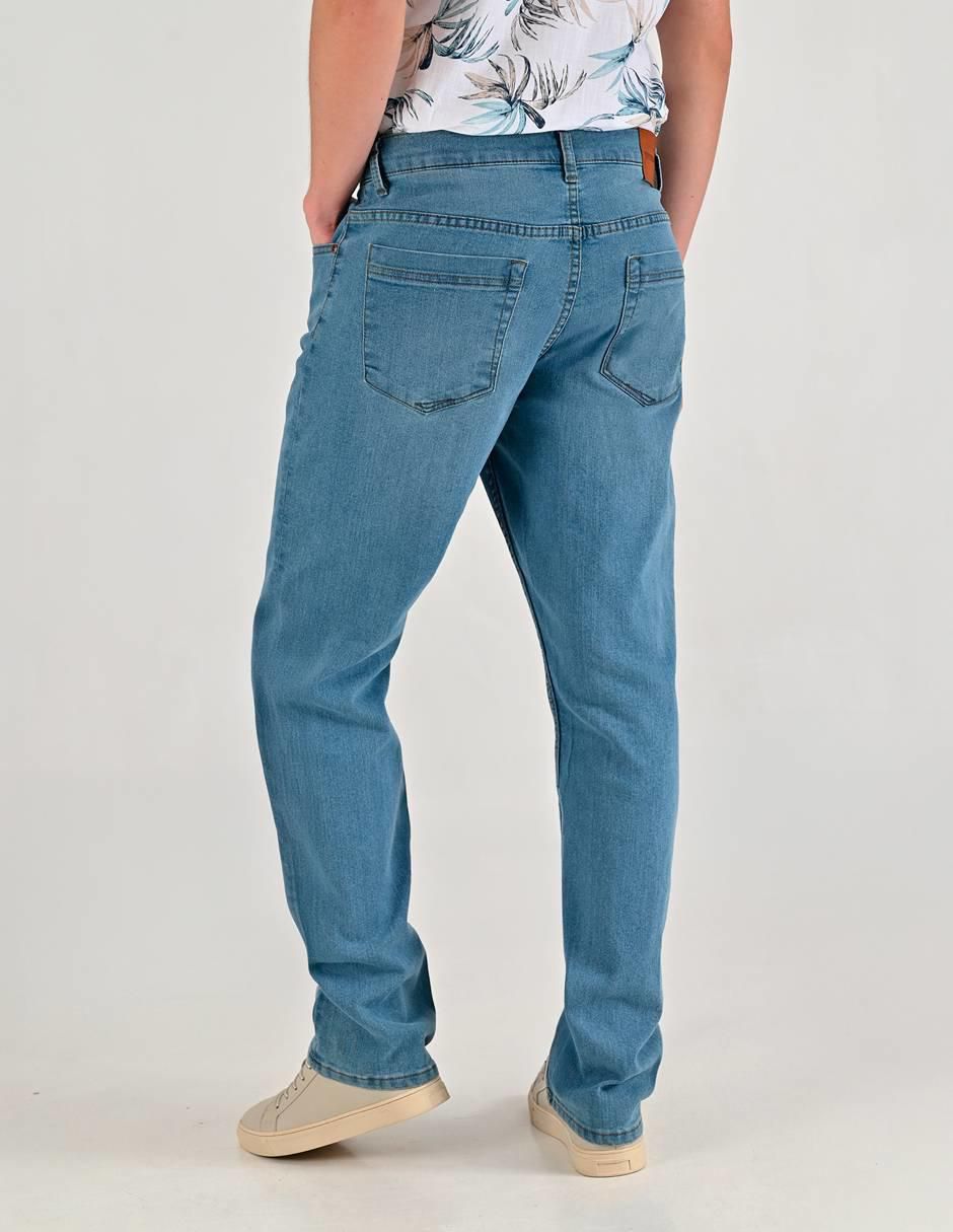Jeans straight Supply lavado medio para hombre 7