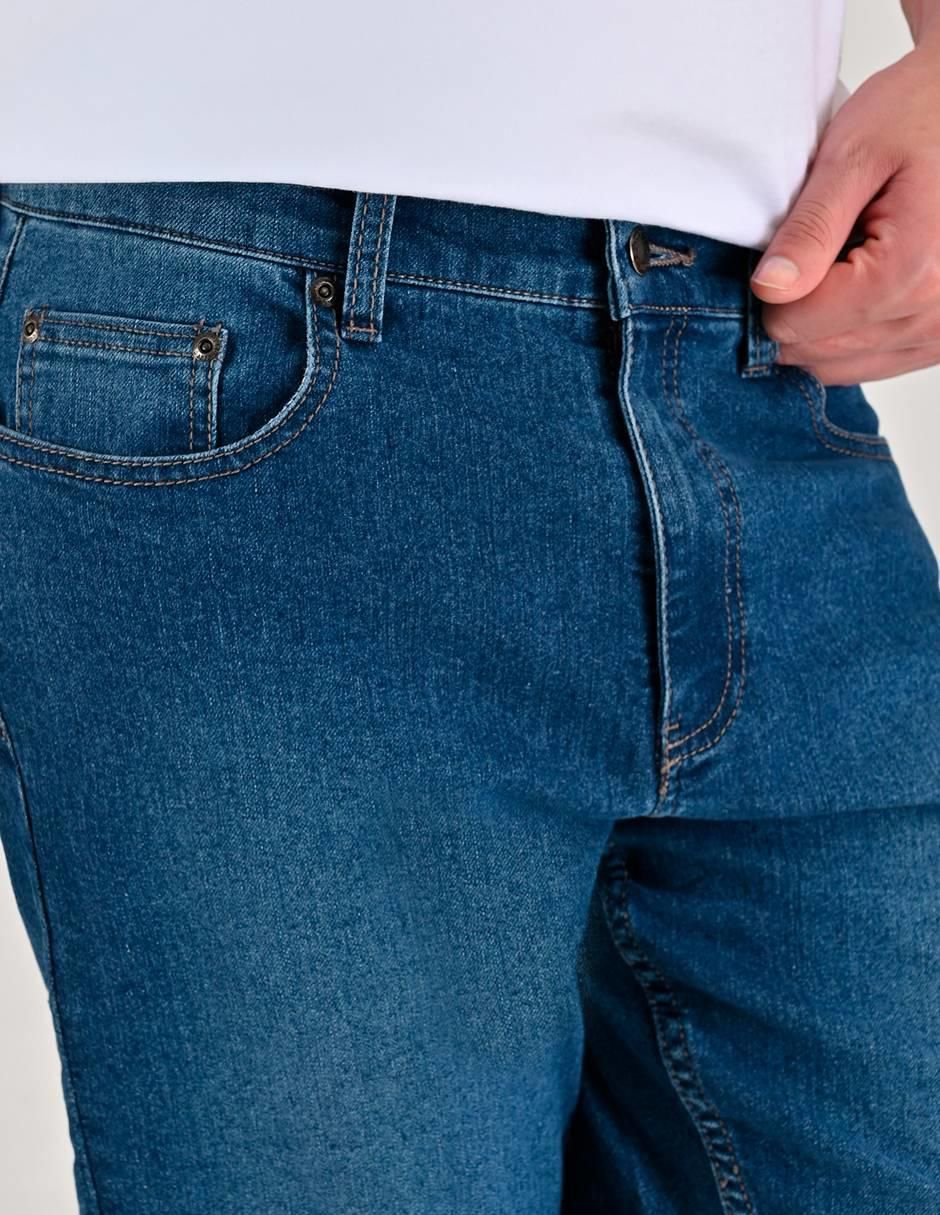 Jeans straight Supply lavado medio para hombre
