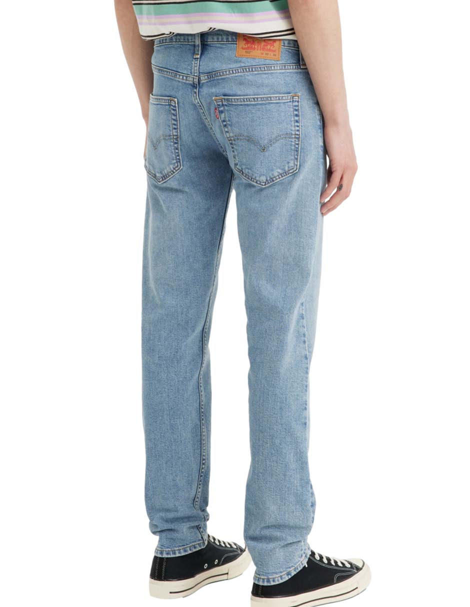 Jeans slim Levi's 512 lavado claro para hombre