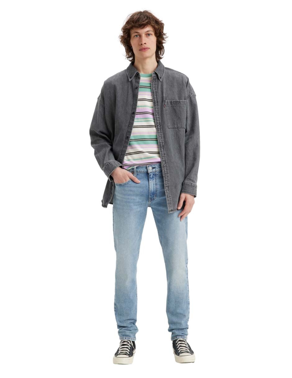 Jeans slim Levi's 512 lavado claro para hombre