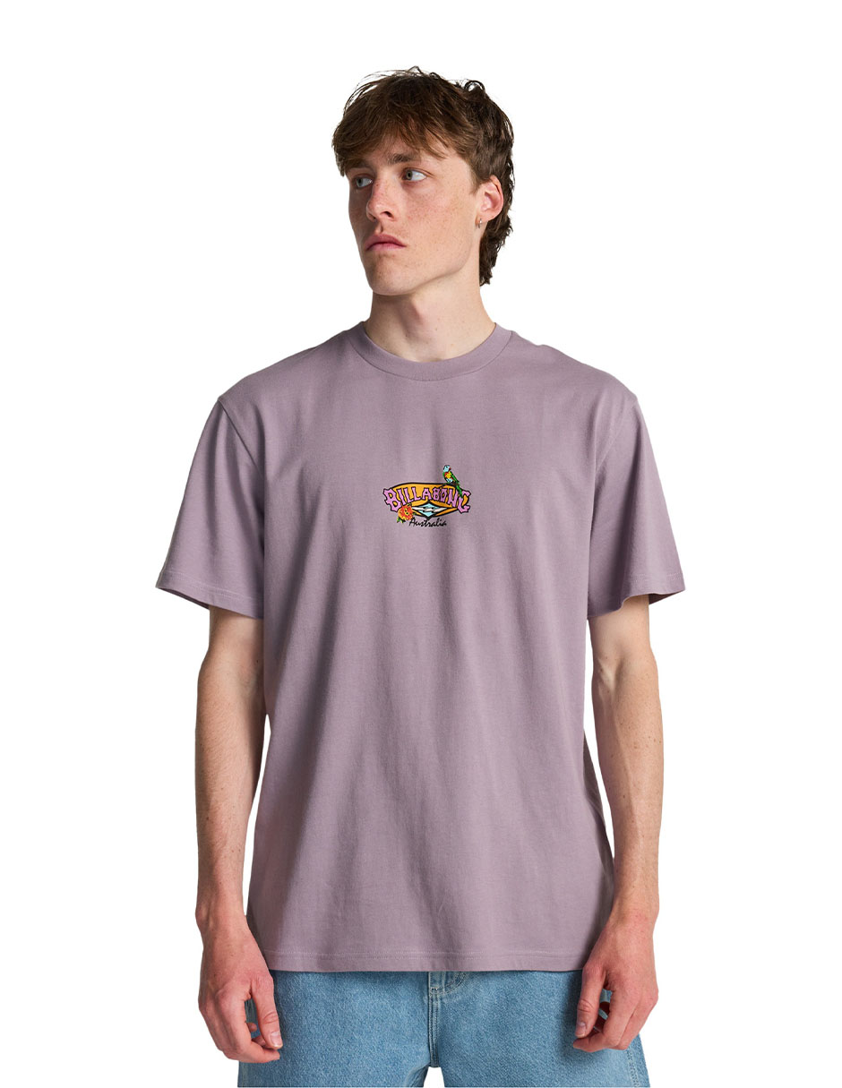 Playera Halfrack Ss cuello redondo para hombre Playera Halfrack Ss cuello redondo para hombre