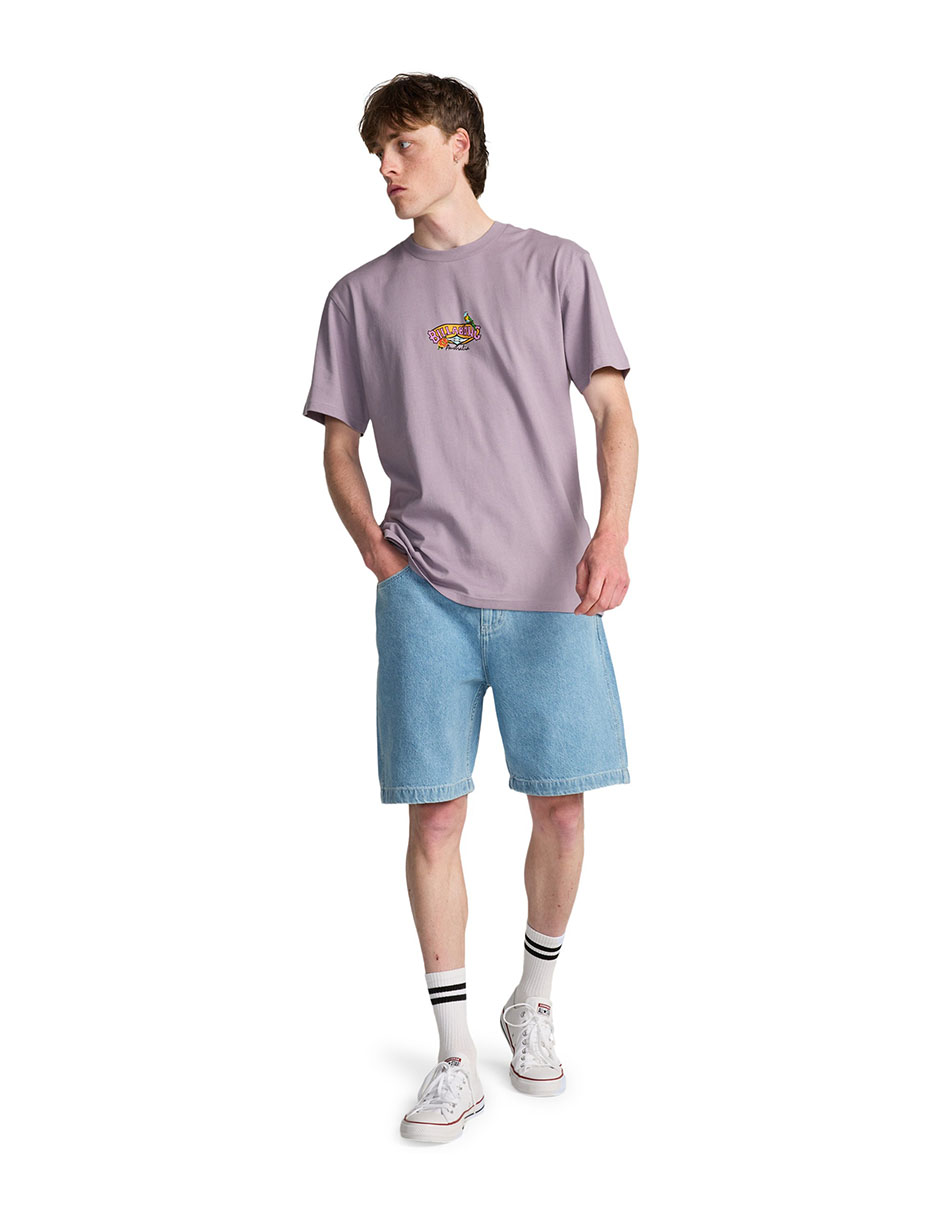 Playera Halfrack Ss cuello redondo para hombre 5