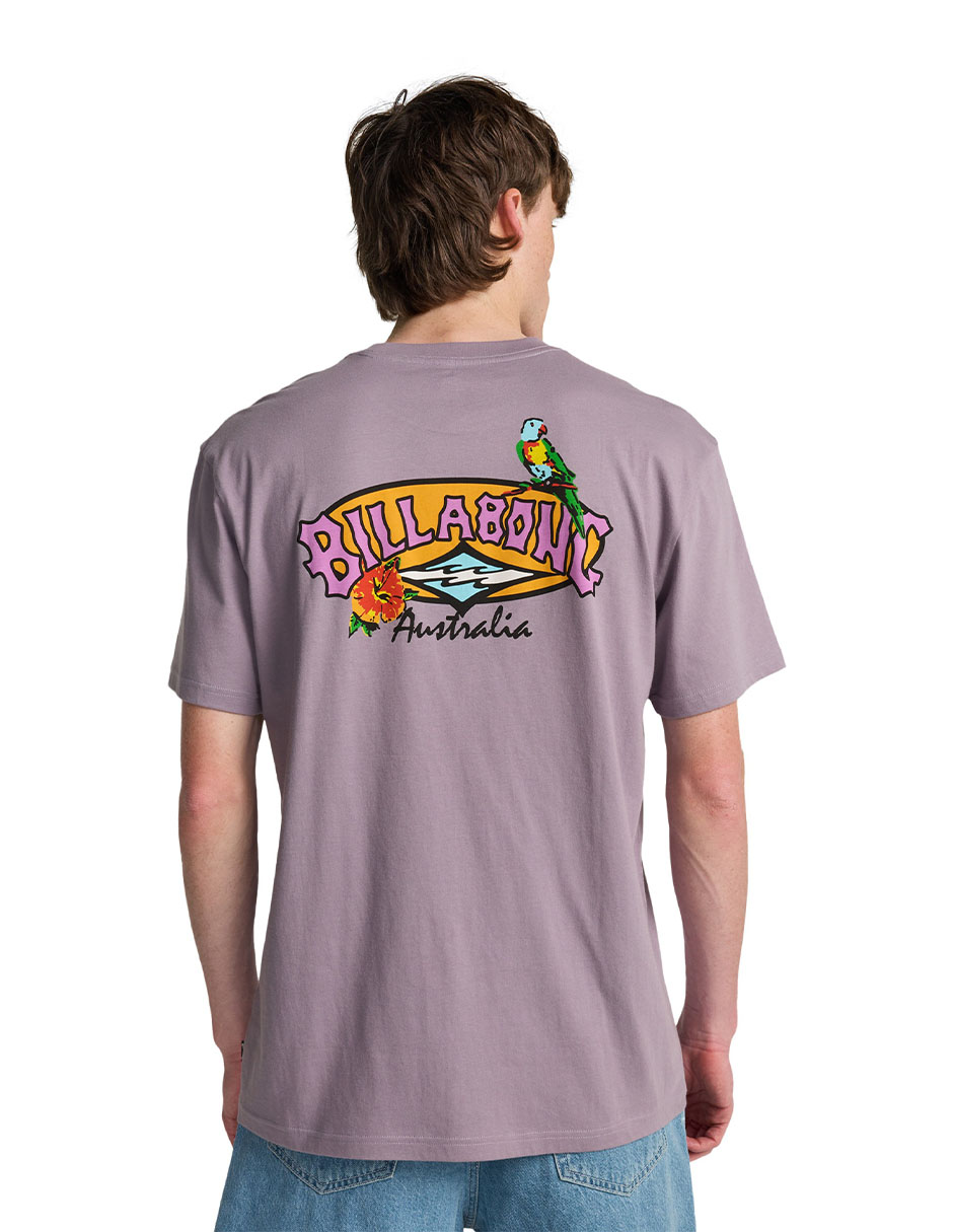 Playera Halfrack Ss cuello redondo para hombre 4