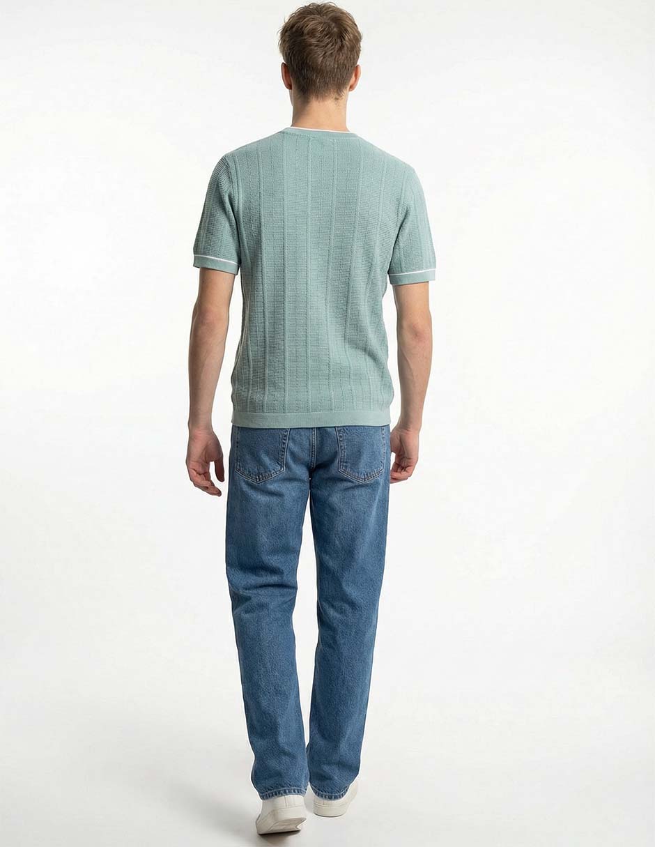 Playera cuello redondo para hombre 5