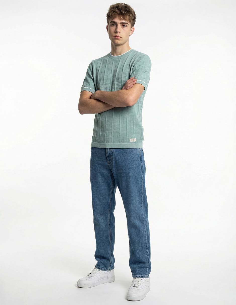 Playera cuello redondo para hombre 6