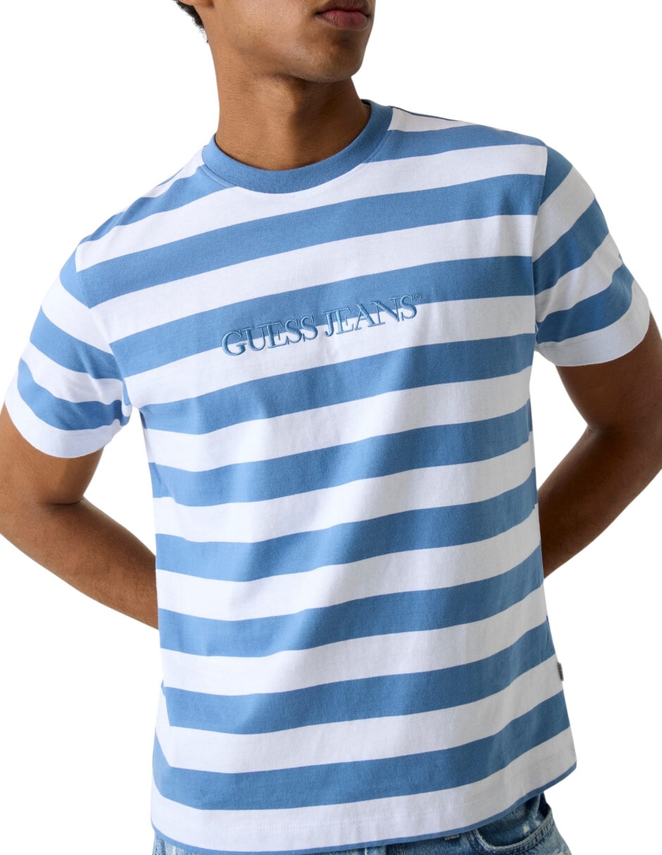 Playera cuello redondo para hombre