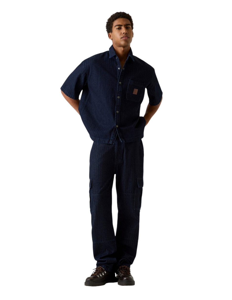 Camisa casual de algodón manga corta para hombre 4