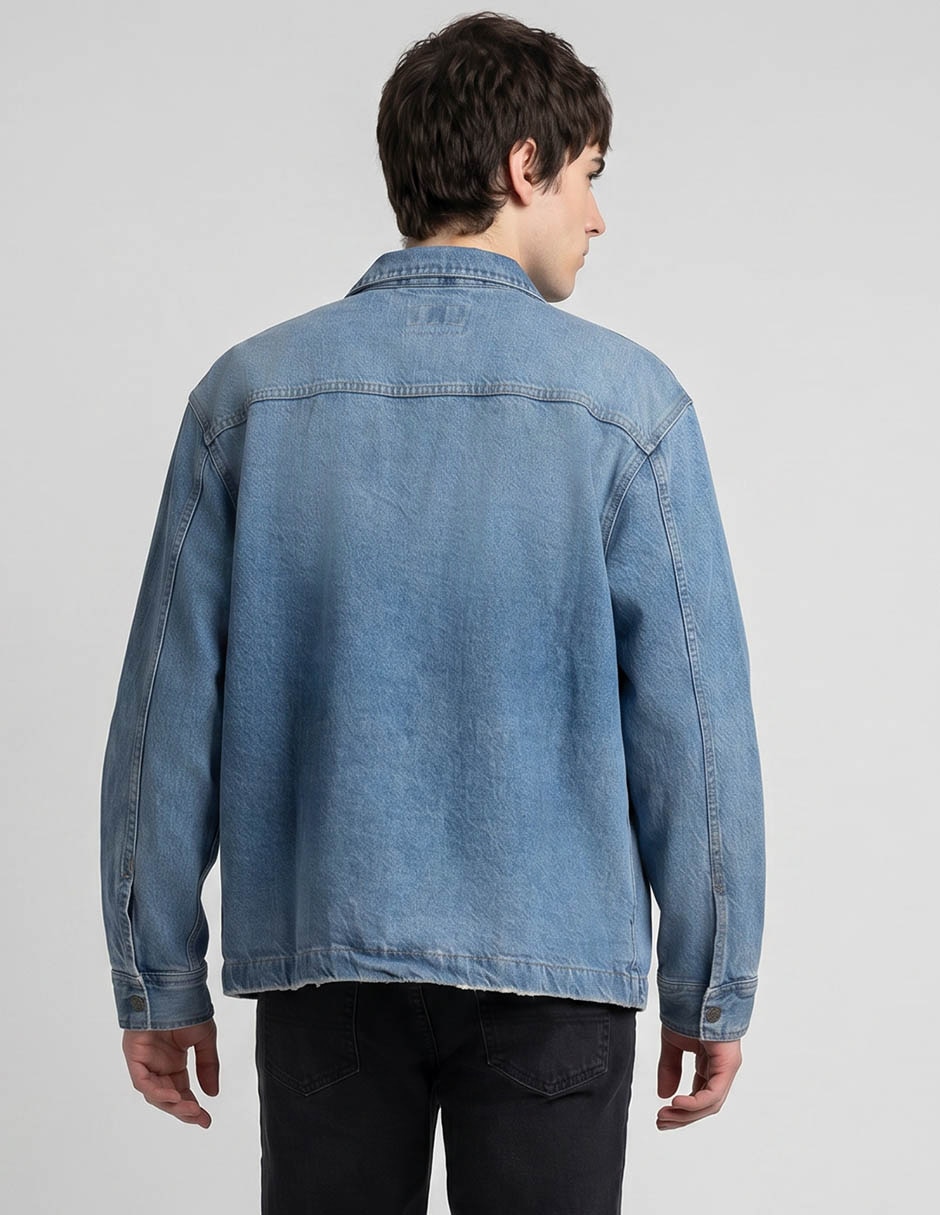 Sobrecamisa casual Guess Jeans de algodón manga larga para hombre
