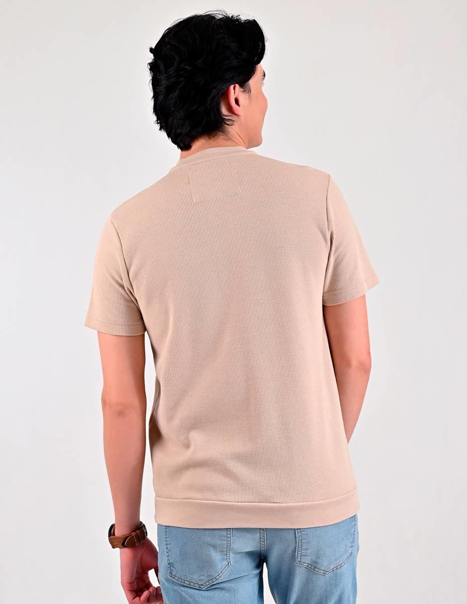Playera Supply cuello henley para hombre