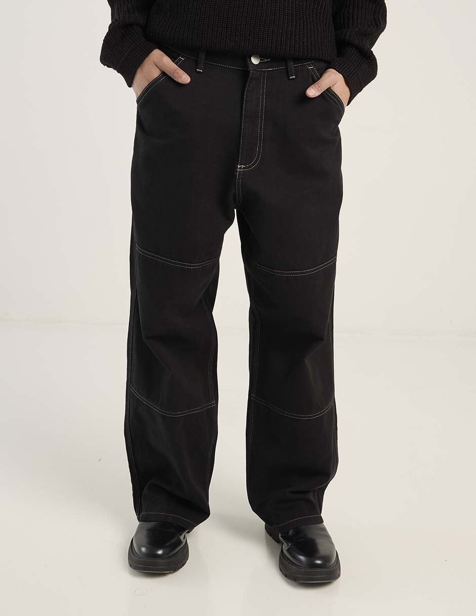 Pantalón recto de algodón para hombre 5