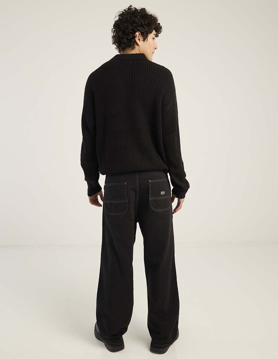 Pantalón recto de algodón para hombre 6