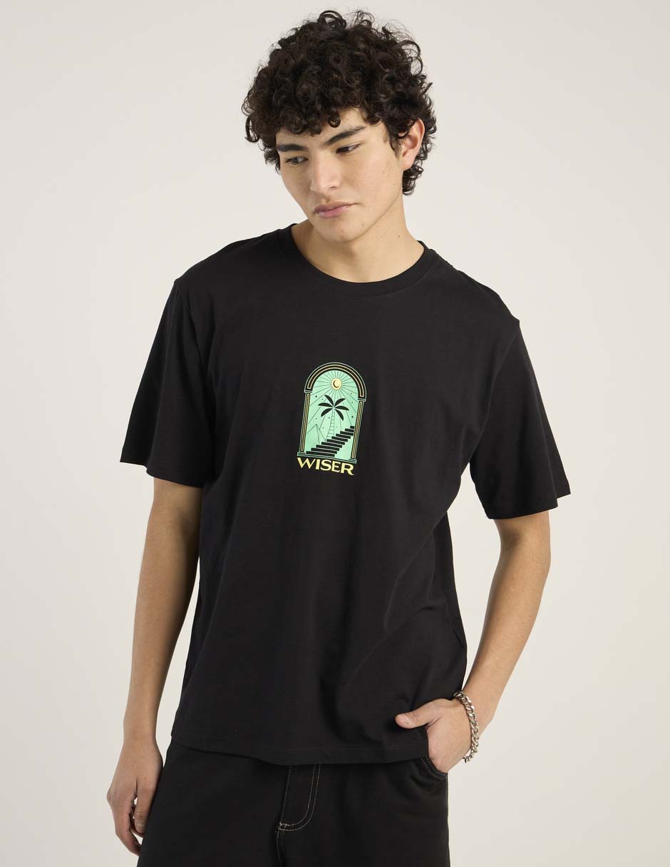 Playera cuello redondo para hombre 2