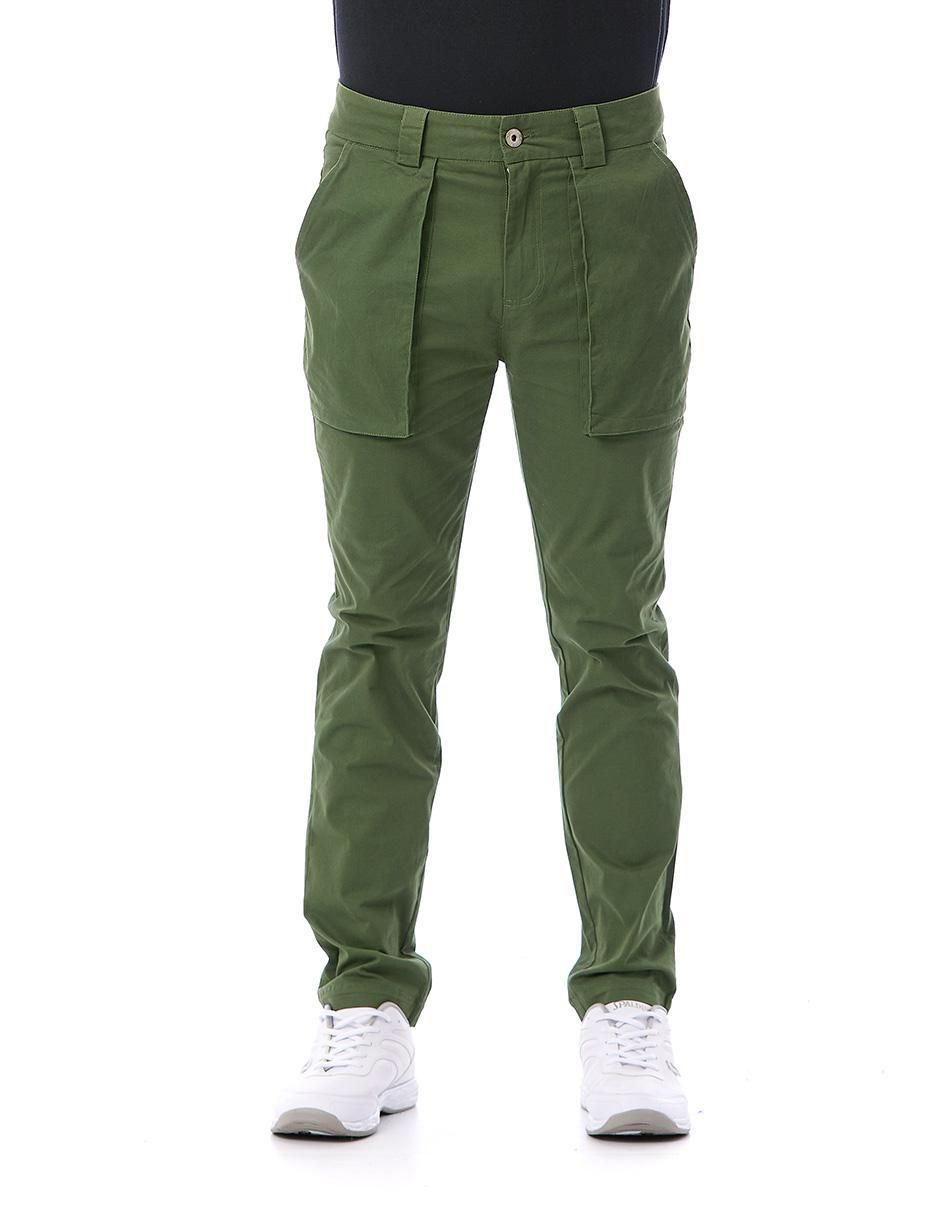 Pantalón regular de gabardina para hombre Pantalón regular de gabardina para hombre