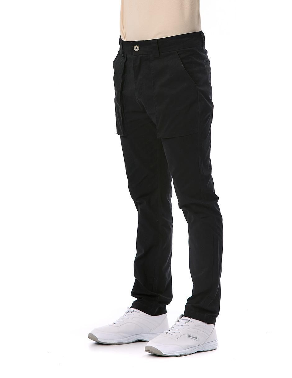 Pantalón regular de gabardina para hombre 6