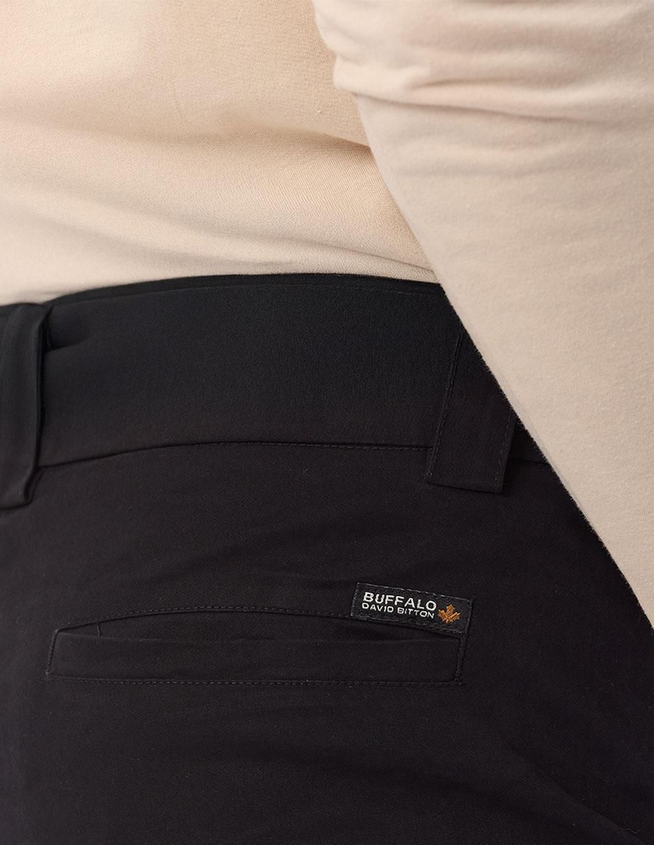 Pantalón regular de gabardina para hombre 8