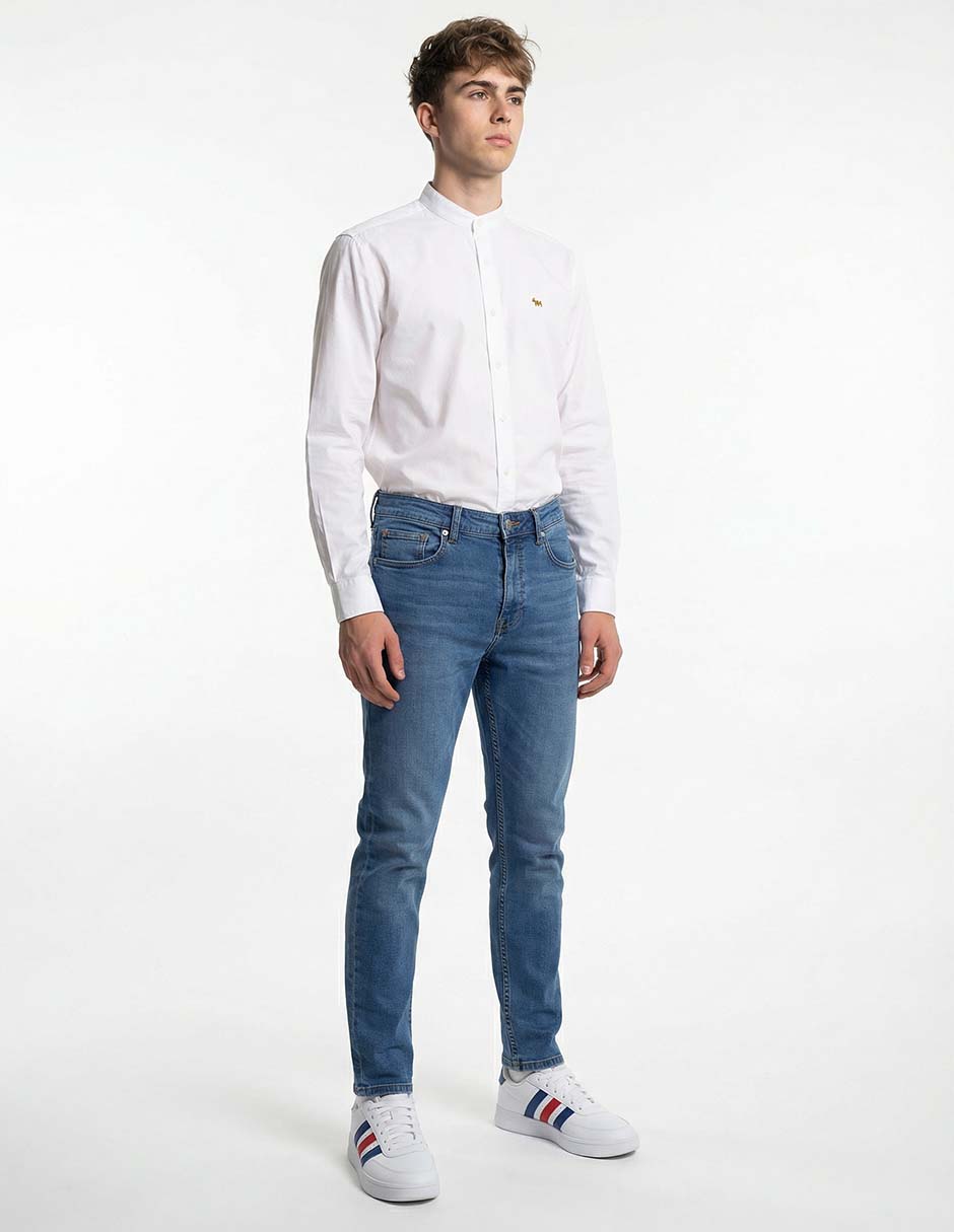 Jeans skinny That's It lavado medio para hombre