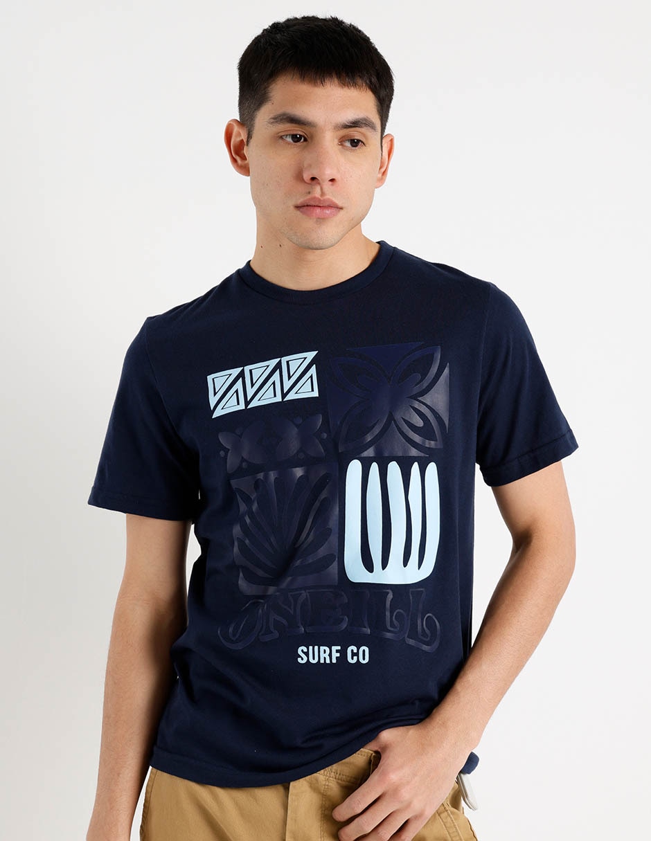 Playera cuello redondo para hombre 1