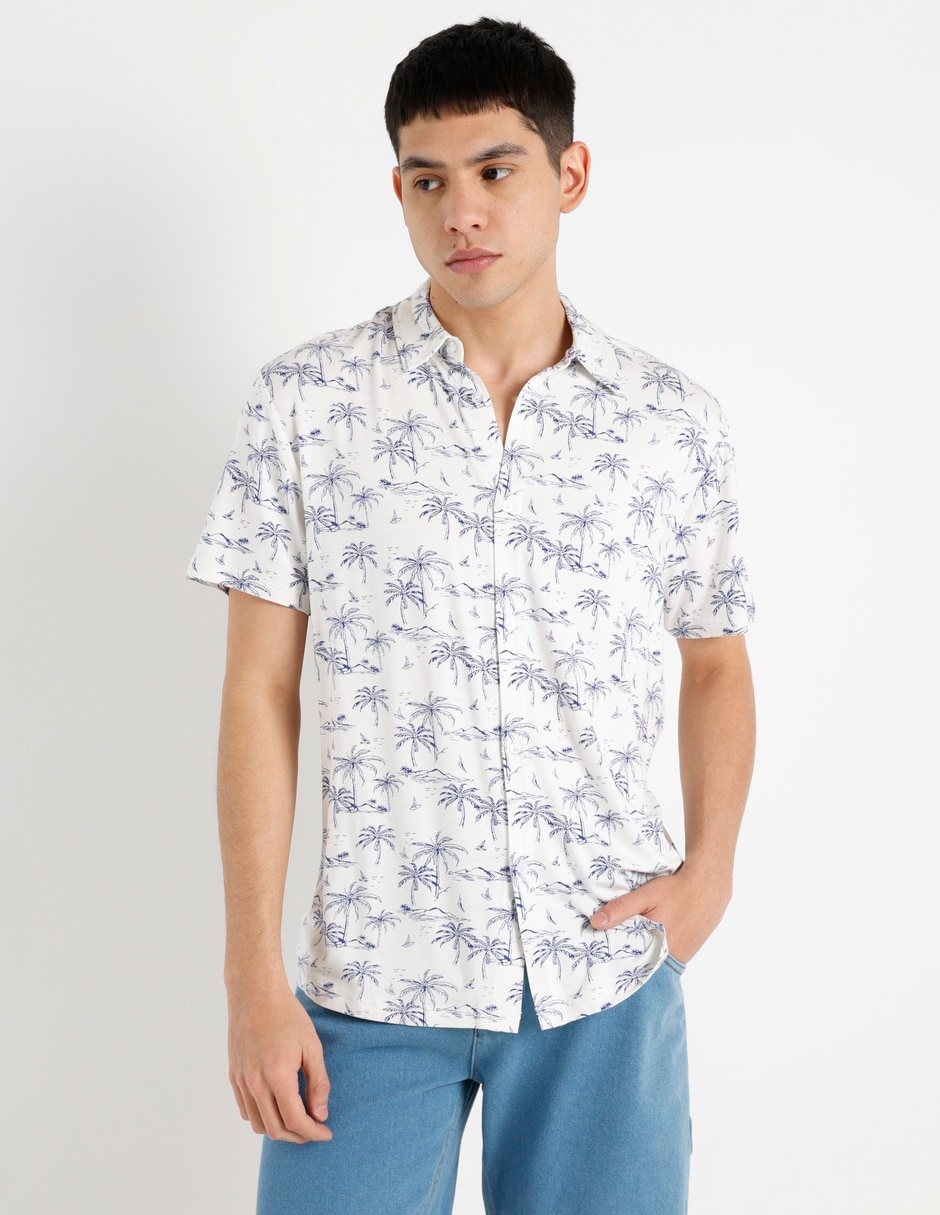 Camisa casual manga corta para hombre 2