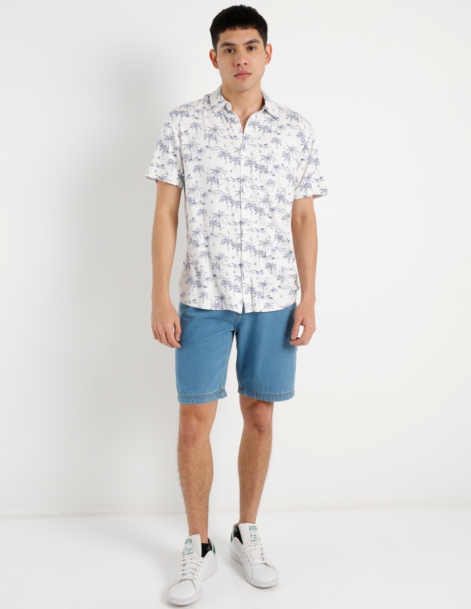 Camisa casual manga corta para hombre 3