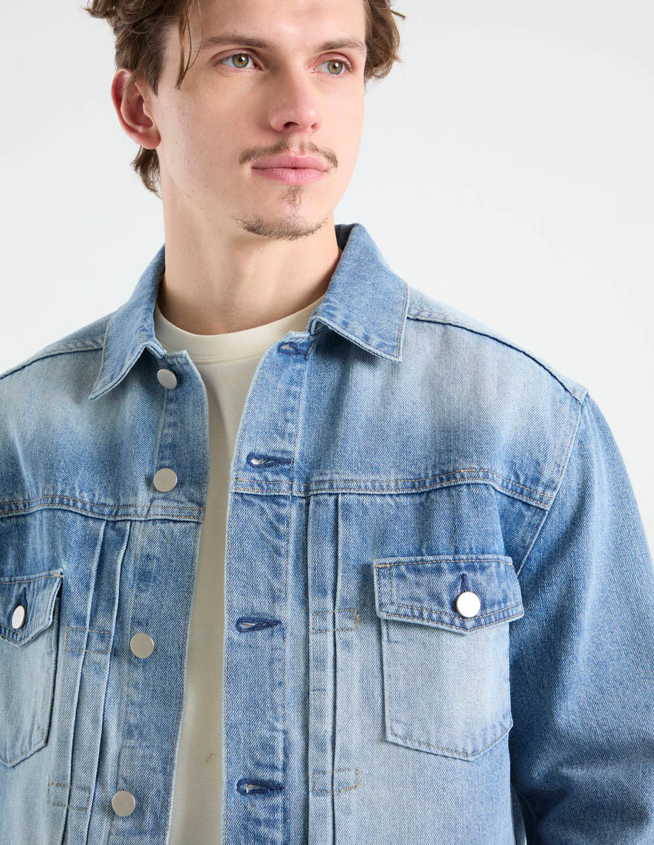 Chamarra denim That's It con bolsillos para hombre