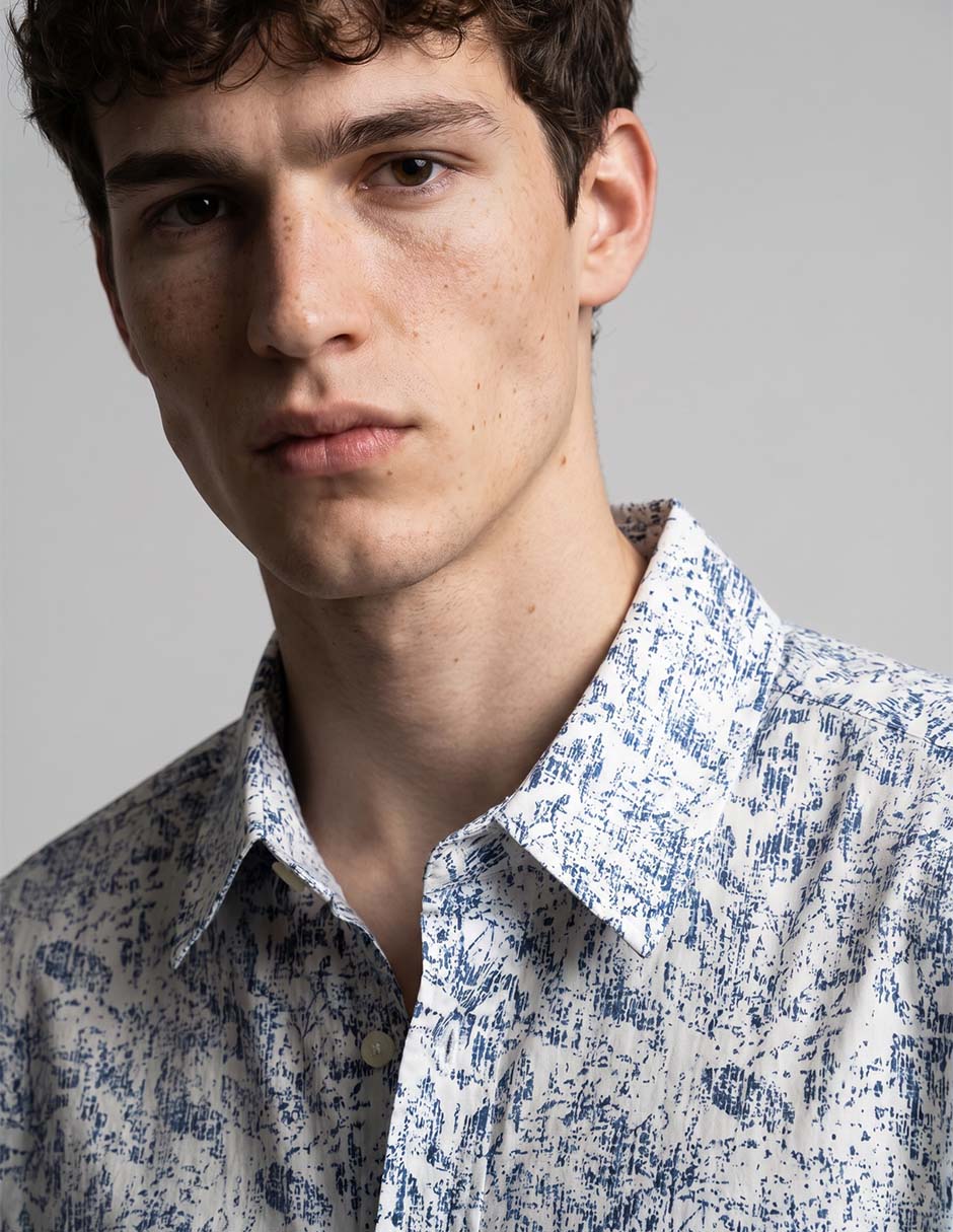 Camisa casual that's it de algodón manga corta para hombre
