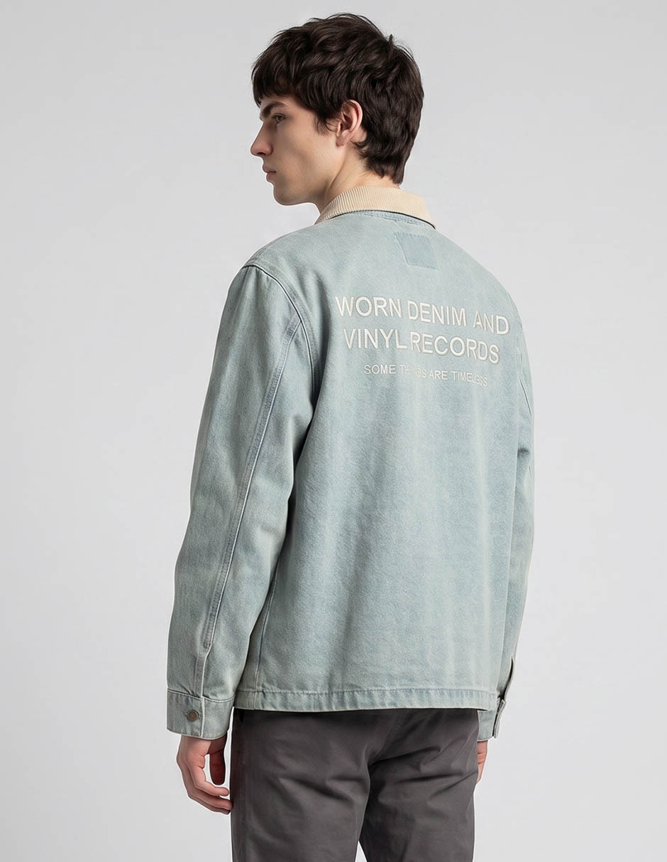Sobrecamisa casual manga larga para hombre 2