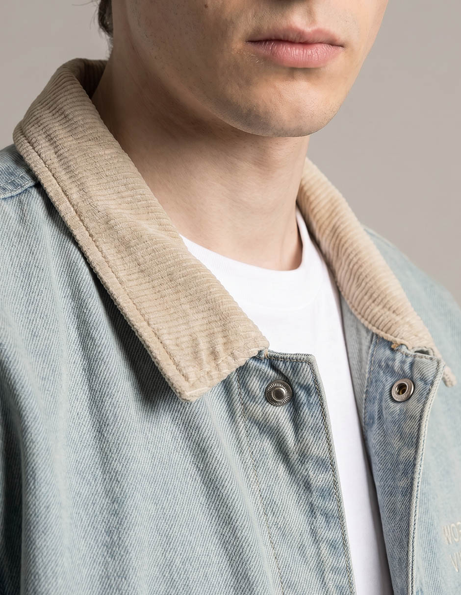 Sobrecamisa casual manga larga para hombre 4