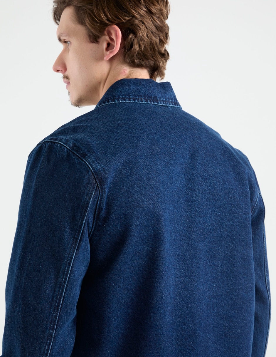 Camisa casual de algodón manga larga para hombre 2