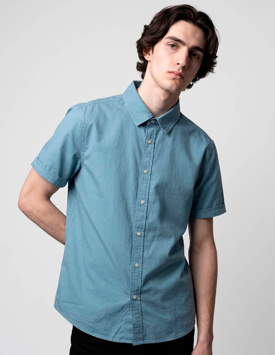 Camisa casual manga corta para hombre Camisa casual manga corta para hombre