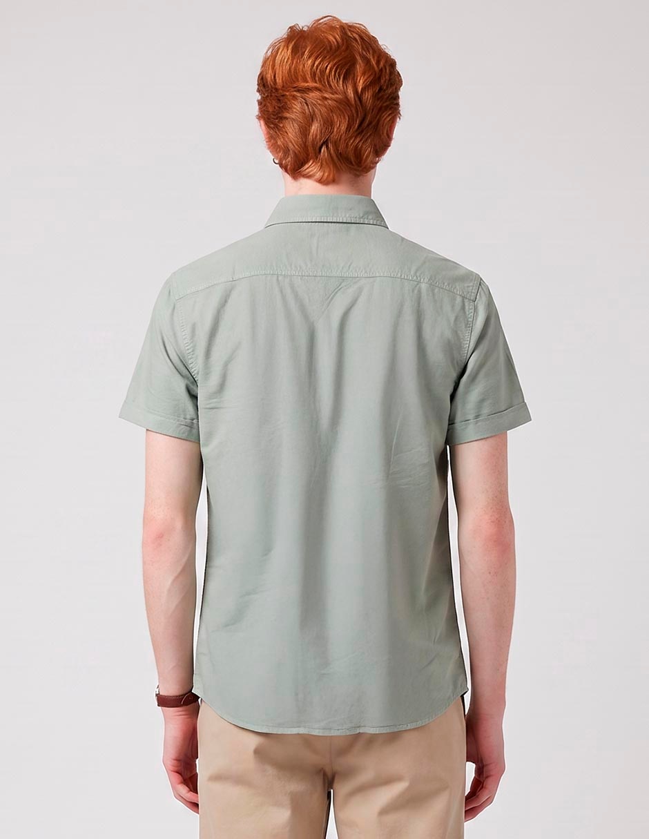 Camisa casual manga corta para hombre 5