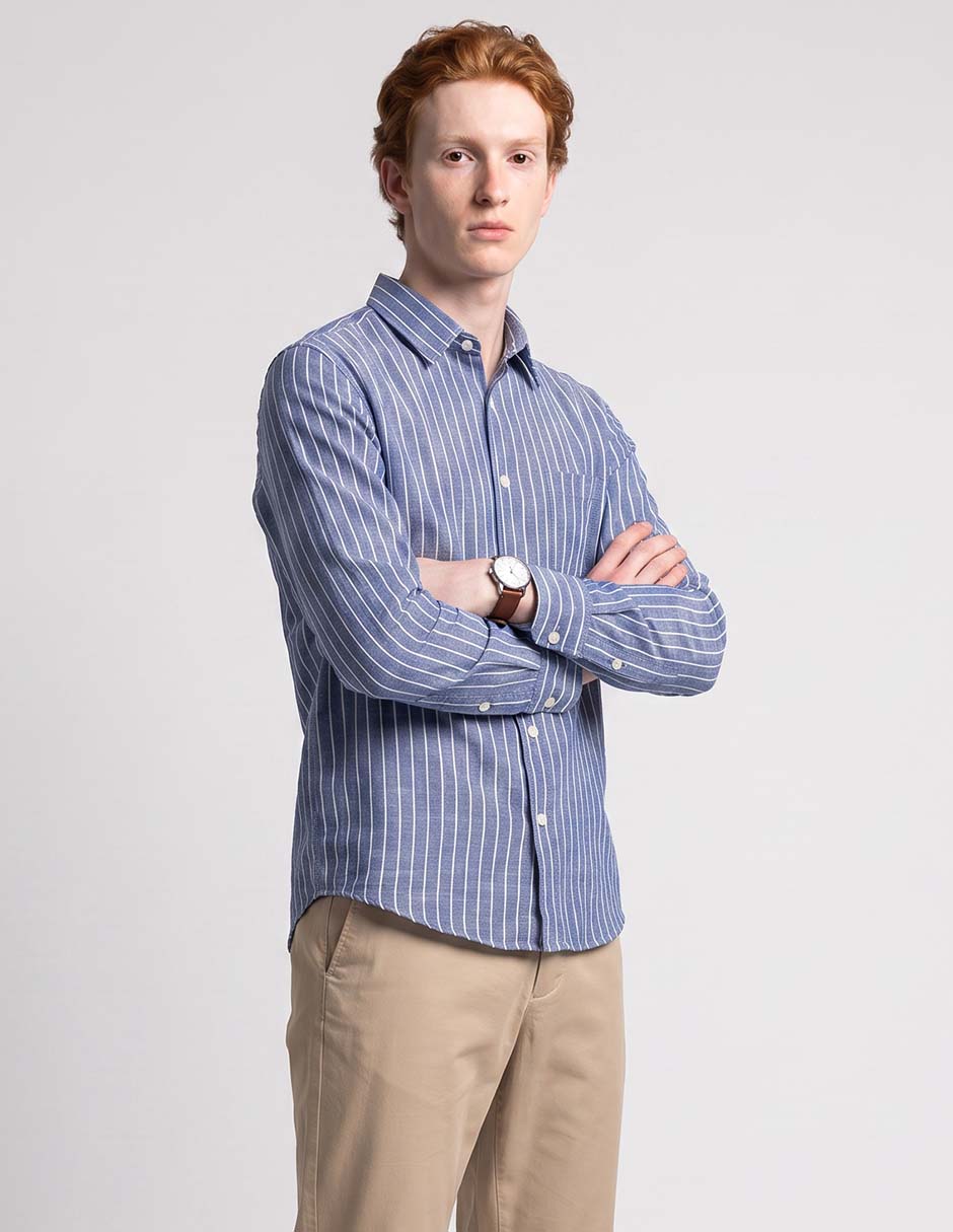 Camisa casual That's It manga larga para nombre