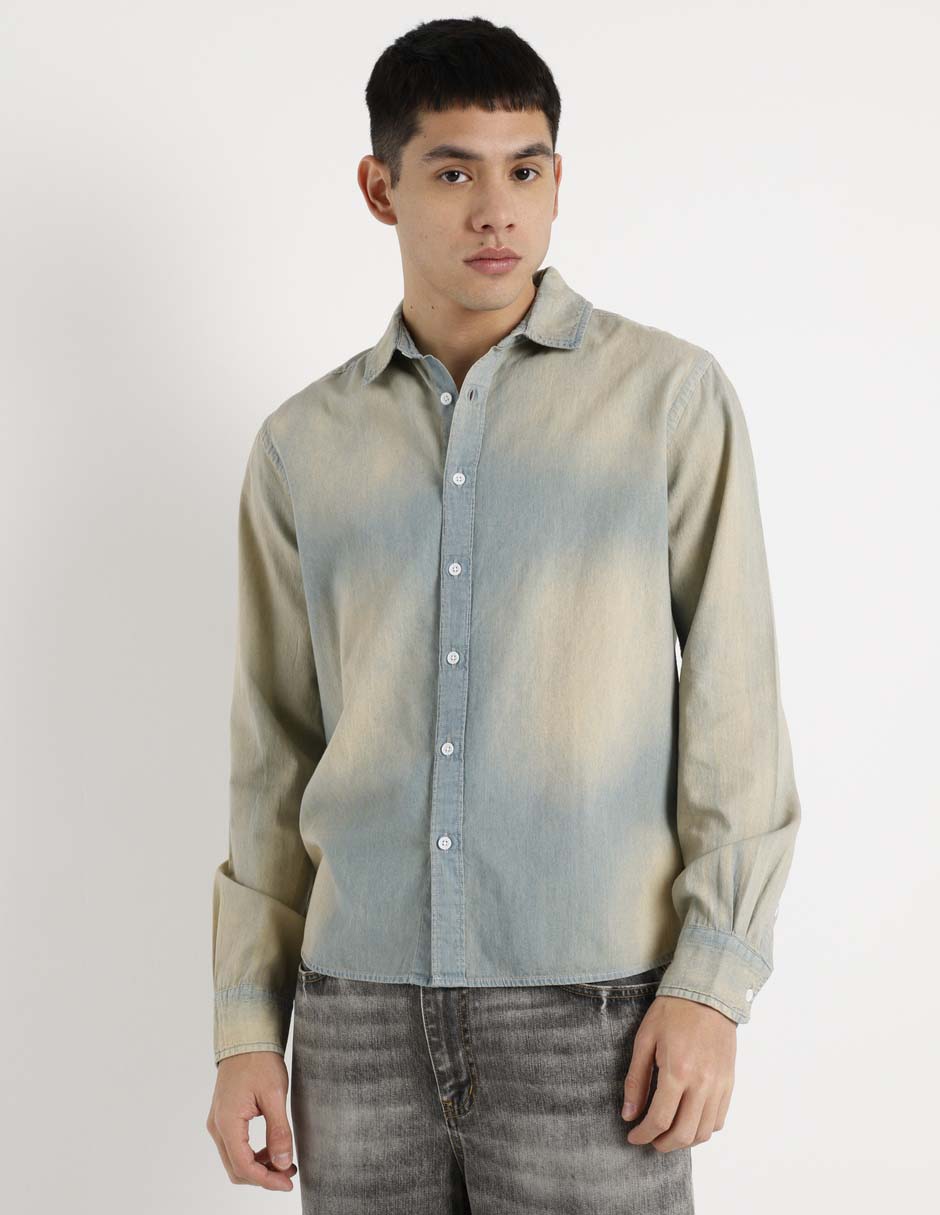 Camisa casual That's de algodón manga larga para hombre Camisa casual That's de algodón manga larga para hombre