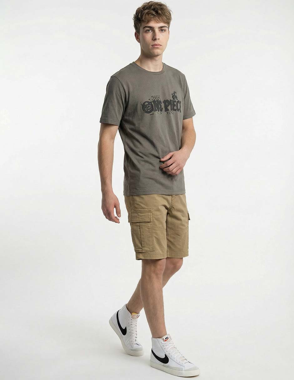 Playera One Piece cuello redondo para hombre 8