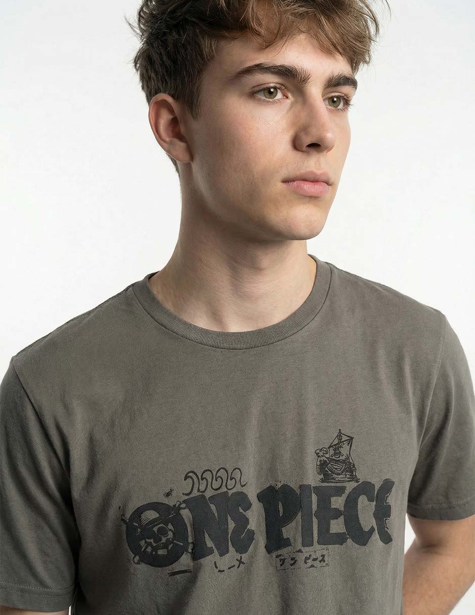 Playera One Piece cuello redondo para hombre 9