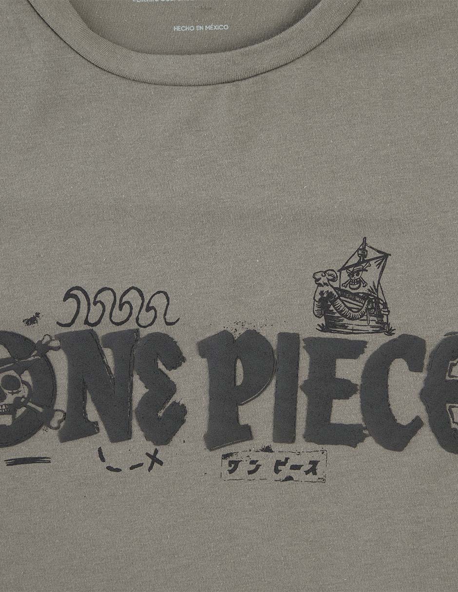 Playera One Piece cuello redondo para hombre 11