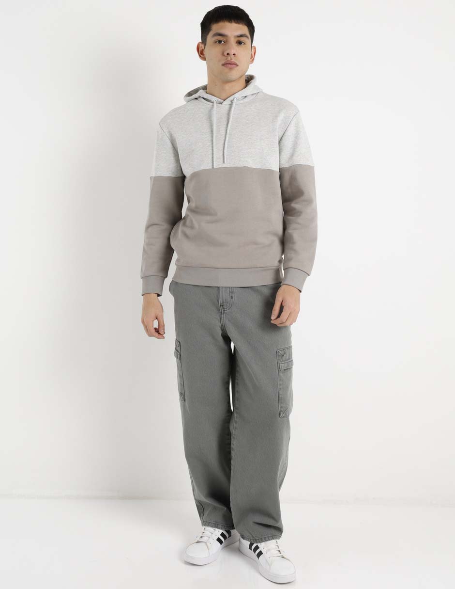 Jeans cargo baggy para hombre 8